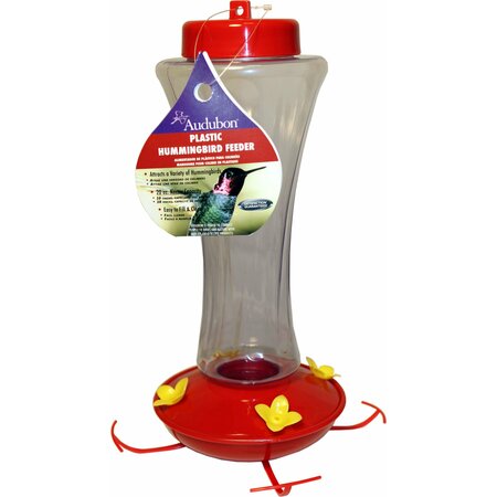 AUDUBON PLASTIC HUMMINGBIRD FEEDER 24116